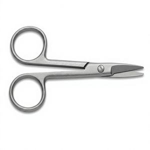 Tijeras Dentales Negras Curvas, Tijeras Quirúrgicas con Mango Texturizado, Instrumentos de Corte de Precisión - Product Image 2