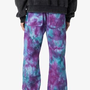 High-Quality <b>Men's</b> <b>Tie</b>-Dyed Cargo Pants - Stylish, Durable, and Perfect <b>for</b> Casual Wear and Outdoor Activities - Product Image 2