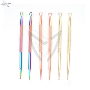 Outil de manucure de marque neuf en acier inoxydable de haute qualité, pousse-cuticules - Product Image 3