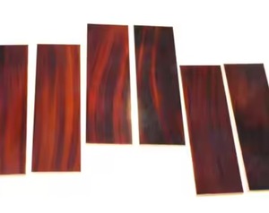 Assiette en corne de buffle Poignées de couteaux appréciées pour leur durabilité et leur grain esthétique - Product Image 2