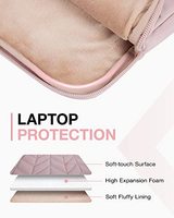 Funda Protectora Ligera y Portátil para Laptop Coreana con Asa y Acolchado para Transporte y Almacenamiento de 15-16 Pulgadas