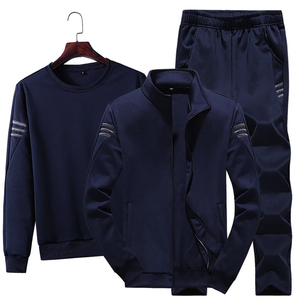 Chándales de lana para hombre, conjunto de dos piezas, chándal, traje de jogging para hombre - Product Image 3