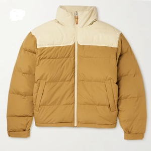 Ropa de calle informal de alta calidad OEM para hombre, chaqueta gruesa acolchada con burbujas, patrón de puntos, cuello levantado, cierre de cremallera, frente de invierno y otoño - Product Image 2