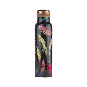 Premium Quality Handmade Copper Water <b>Bottle</b> Eco-Friendly Lid Custom <b>Size</b> Yoga Use Modern Design - Product Image 2
