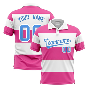 Polo de poliéster de alta calidad para hombre de moda Camiseta personalizada de manga corta para hombre Polo Estilo de verano con patrón sólido - Product Image 1