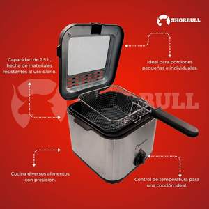 Freidora de Aceite Eléctrica Shorbull de 2.5L - Product Image 6