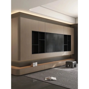 Mueble de Aluminio Completo, Armario de Almacenamiento Personalizado, Panel de Aluminio Tipo Panal, Mueble para TV, Resistente al Moho, Sin Deformación - Product Image 2