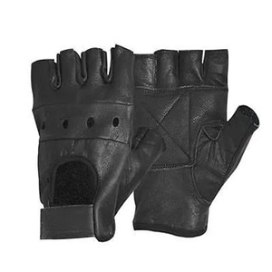 Guantes Deportivos de Gimnasio con Media Palma de Cuero Acolchada, Cierre de Velcro Antideslizante y Logotipo Personalizado para Crossfit - Product Image 3