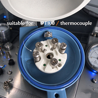 Kotak Sambungan Paduan Aluminium Dengan Kaca Pengamat IP65 Tampilan Lokal untuk K Type Thermocouple PT100 Pemancar Suhu