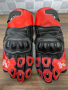 Venta caliente Guantes de carreras de motos de cuero genuino Guantes de moto protectores de alta calidad para jinetes - Product Image 5