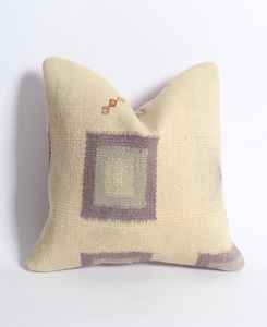 Housses de coussin en jute de laine Kilim de luxe 18x18 oreillers Kelim décoratifs géométriques fabriqués à la main belle technique tissée de décor à la maison - Product Image 6