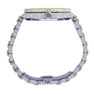 VVS Moissanite แกะสลักโลโก้กลไกเคลื่อนไหวอัตโนมัติหรูหรางานทำมือ - Product Image 2