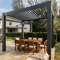 Kit de Pérgola de Aluminio DIY, Guía en Video Paso a Paso, Piezas Precortadas, Herramientas, Fijaciones, Fácil Montaje, Envío Rápido