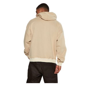 2025 nouveauté plaine blanc professionnel pull 100% coton polaire Logo personnalisé bouffée impression sweats à capuche pour unisexe - Product Image 3