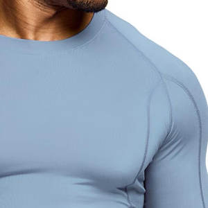 <b>Top</b> Selling <b>Men</b> Gym <b>men's</b> shirts Crew Fitness <b>Long</b> <b>Sleeve</b> Quick Dry Sports Spandex Polyester <b>for</b> Adults Gym Shirts - Product Image 6