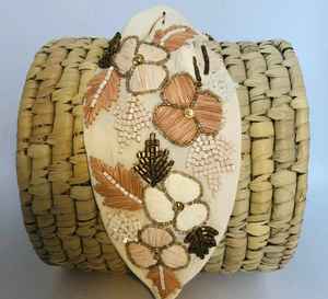 All-Hand <b>Beaded</b> Stylish <b>Headbands</b> with Soft Cushioned Fit Easy to Wear Hand Embroidered - Product Image 1