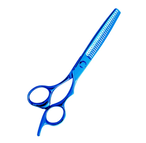 Tijeras de adelgazamiento de peluquería de 6 pulgadas con revestimiento de Color Plasma Tijeras de peluquero de acero inoxidable - Product Image 1
