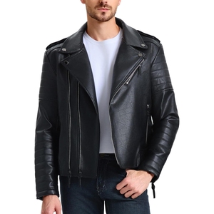 Veste en cuir de qualité supérieure, fabrication professionnelle pour hommes, coupe élégante, nouveautés, logo personnalisé, veste en cuir - Product Image 4
