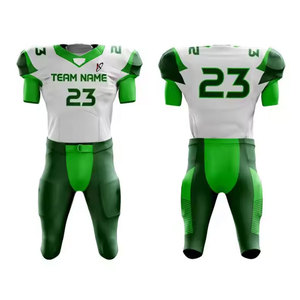 Nuevo Conjunto de Uniforme de Fútbol Americano Transpirable, Color Sólido, 100% Poliéster, Precio Bajo, Opción de Venta al Por Mayor - Product Image 1