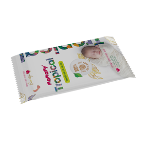 100% Naturel Non-Tissé Mamamy Bébé Lingettes Top Lingettes Humides Lot de 10 Sacs Rayonne Fibres Tropicales pour le Nettoyage des Nouveau-nés - Product Image 3
