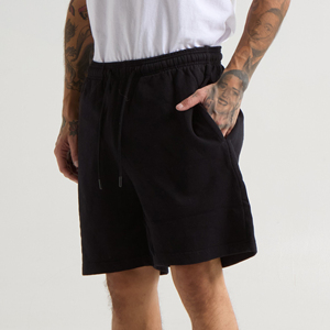 Pantalones cortos deportivos informales para hombre, Cintura elástica de lana de algodón cómoda de alta calidad para entrenamiento atlético, uso en el gimnasio, venta al por mayor - Product Image 5