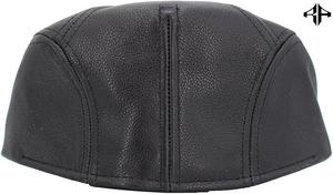 High Quality Men's Casual Pure Leather <b>Hat</b> Fashion Sun Ivy <b>Hat</b> for <b>Golf</b> Driving Beach Sports <b>Winter</b> Summer Spring Appropriate - Product Image 3
