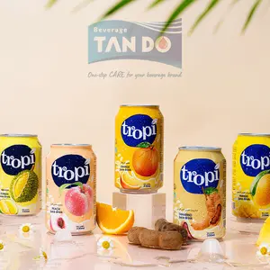 Zumos de frutas, bebidas Tan Do Beverage, marca TROPI, distribuidor de refrescos orgánicos saludables tropicales