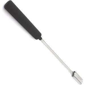 Flotteur dentaire haut de gamme RASP droit petit vétérinaire noir poignée équine cheval outil dentaire pour les soins bucco-dentaires, l'élimination du tartre et des dents - Product Image 2