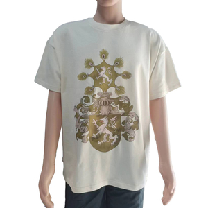 Qualité supérieure lavage à l'acide hommes été séchage rapide 100% coton T-Shirt à manches courtes 3D imprimé étiquette tissée tricoté Sublimation - Product Image 5