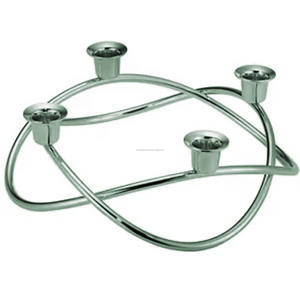 Hot Selling Handmade Metal Vintage Style New Wedding Home Decor Metal <b>Candle</b> <b>Stand</b> in Wholesale Price Luxury Design - Product Image 3