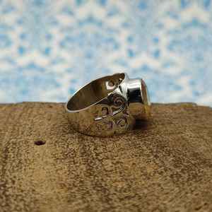 แหวนพลอยซิทรีนธรรมชาติสีเงิน925แหวนดีไซน์แบบโบฮีเมียนเครื่องประดับแบบโบฮีเมียนขายส่งของขวัญเครื่องประดับที่ดีสำหรับงานฝีมือของเธอ - Product Image 4