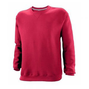 Sweat-shirt en molleton de coton de haute qualité pour homme, col rond, vêtements d'hiver teints unis - Product Image 6