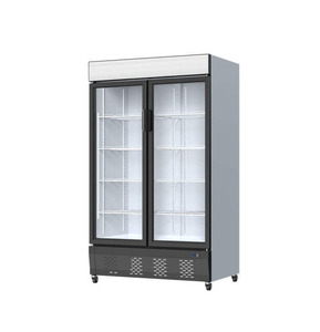 Congélateur vertical de supermarché avec porte coulissante en verre, équipement de réfrigération - Product Image 5