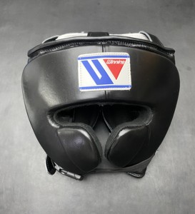 Garde-tête de boxe en cuir personnalisable de haute qualité accessoire d'entraînement gagnant Arts martiaux Fitness poignées de poignet lacées - Product Image 6