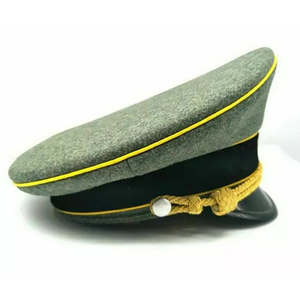 Casquette de pointe des officiers de chapeau de ski de conception personnalisée de haute qualité avec des cordons de tresses faits à la main et un insigne pour l'équipement d'uniforme - Product Image 4
