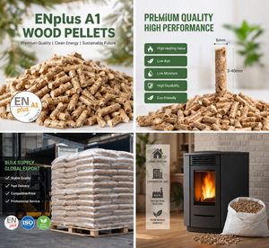 Pellets de Madera de Pino Blanco ENplus A1 Bajo en Cenizas y Alto Valor Calorífico - Product Image 3