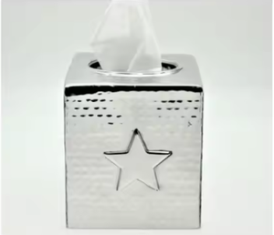 Rectangle Table Display Napkins Organizer Storage <b>Box</b> Metal Sheet Crafted Metal <b>Tissue</b> Dispenser <b>Box</b> Decorative - Product Image 4