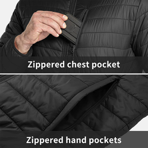 <b>Puffer</b> Quilted Canvas <b>Jacket</b> Outdoor Adventures Insulated Stylish Winter High Street OEM Custom Fashion <b>Cheap</b> Price - Product Image 4