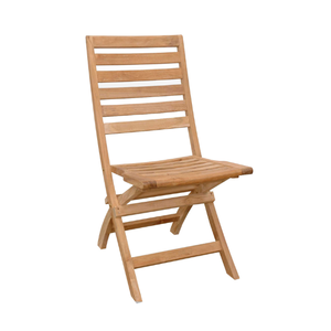 Eco-friendly teak wood <b>folding</b> <b>chair</b> for outdoor use, modern style for one person, modern design, suitable for the beach - Product Image 2