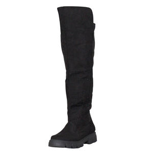 Bottines noires pour femmes, au-dessus du genou - Product Image 3