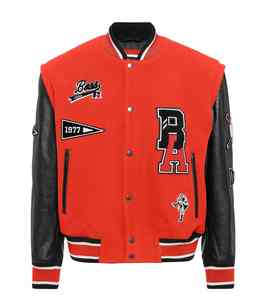 Chaqueta universitaria para hombre de último diseño 2024, chaqueta de cuello multicolor elegante hecha a medida, ropa de abrigo de invierno a la moda - Product Image 5