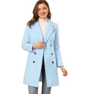 Gabardina de invierno para hombre de color sólido 100% lana de alta calidad OEM personalizable - Product Image 1