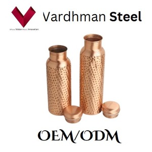 Venta de gran demanda 330 Botella termo de cobre con diseño martillado GM 1 L, una mezcla de tradición y modernidad, termo de cobre 1 LTR - Product Image 4