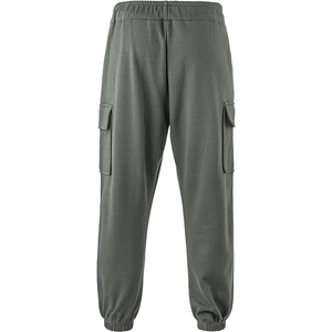 Pantalon de jogging de gym pour hommes, équipement de course d'entraînement léger et décontracté de haute qualité avec poches cargo, délavage foncé - Product Image 3