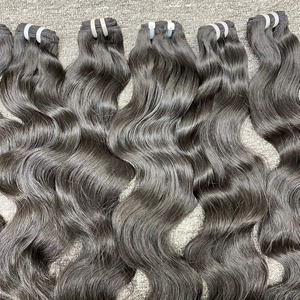 HVN Natural Wavy Raw Bundles Type de cheveux vietnamiens 100% Style de cheveux humains - Product Image 6