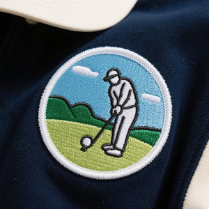 <b>Football</b> Player Custom Woven Patches for Fashion Apparel-Eco-Friendly Customized Color Heart & Flower Designs Sew-On - Product Image 3