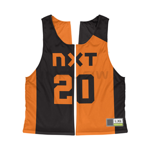 Uniformes de lacrosse reversibles sublimados personalizables traje de entrenamiento de calidad duradera diseño uniforme de fútbol americano pinnies - Product Image 6