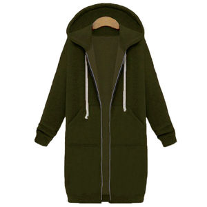 Vente flash Robe à capuche extra longue pour femmes, ample, oversize, de qualité supérieure, vêtements d'hiver, sweats à capuche pour femmes - Product Image 6