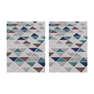 Tapis d'intérieur Shufu confortable, élégant et moderne à imprimé abstrait, hypoallergénique, durable, facile à nettoyer, non toxique, antidérapant, à poils moyens, pour aspirateur - Product Image 2