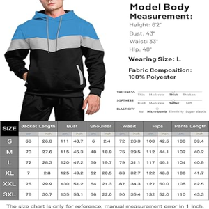 RUIQUWIN Best Selling Men's Winter <b>String</b> Hooded Solid <b>Lined</b> Jersey Custom Logo 100% Polyester Quick Dry New Fashion - Product Image 5
